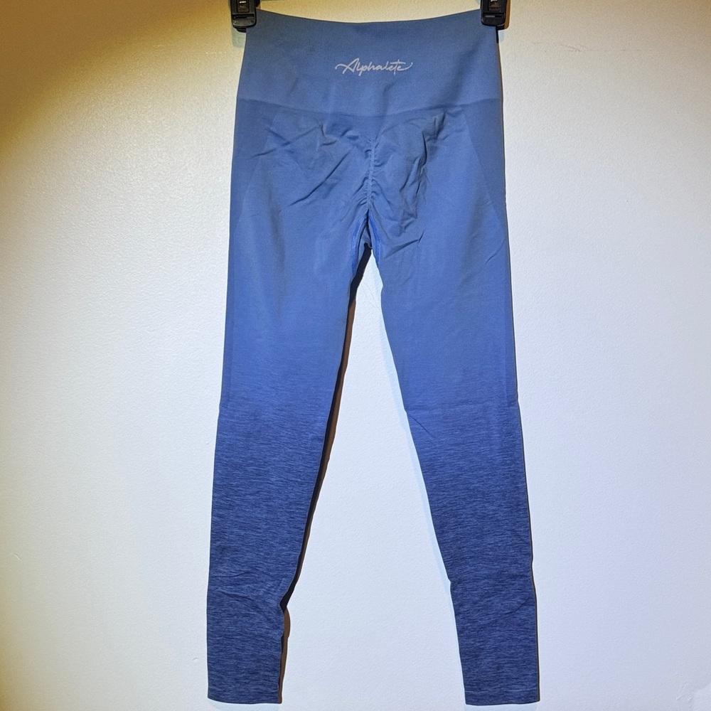 Alphalete Amplify Blue Gradient Leggings
